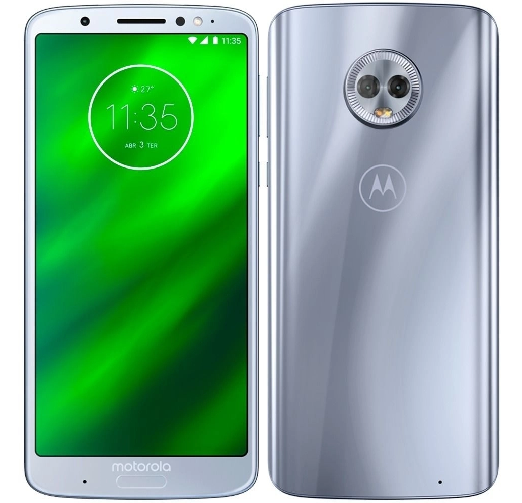 Celular Motorola Moto G6 Silver 32GB XT1925-5 - Celulares - prata - Central - unidade    Cod. CL MT G6 32GB